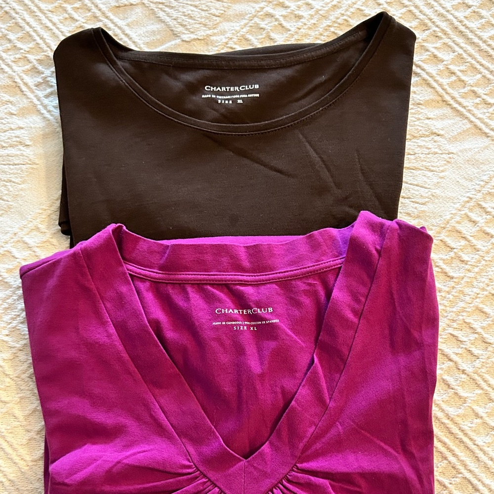 Bundle Charter Club Tee Shirts